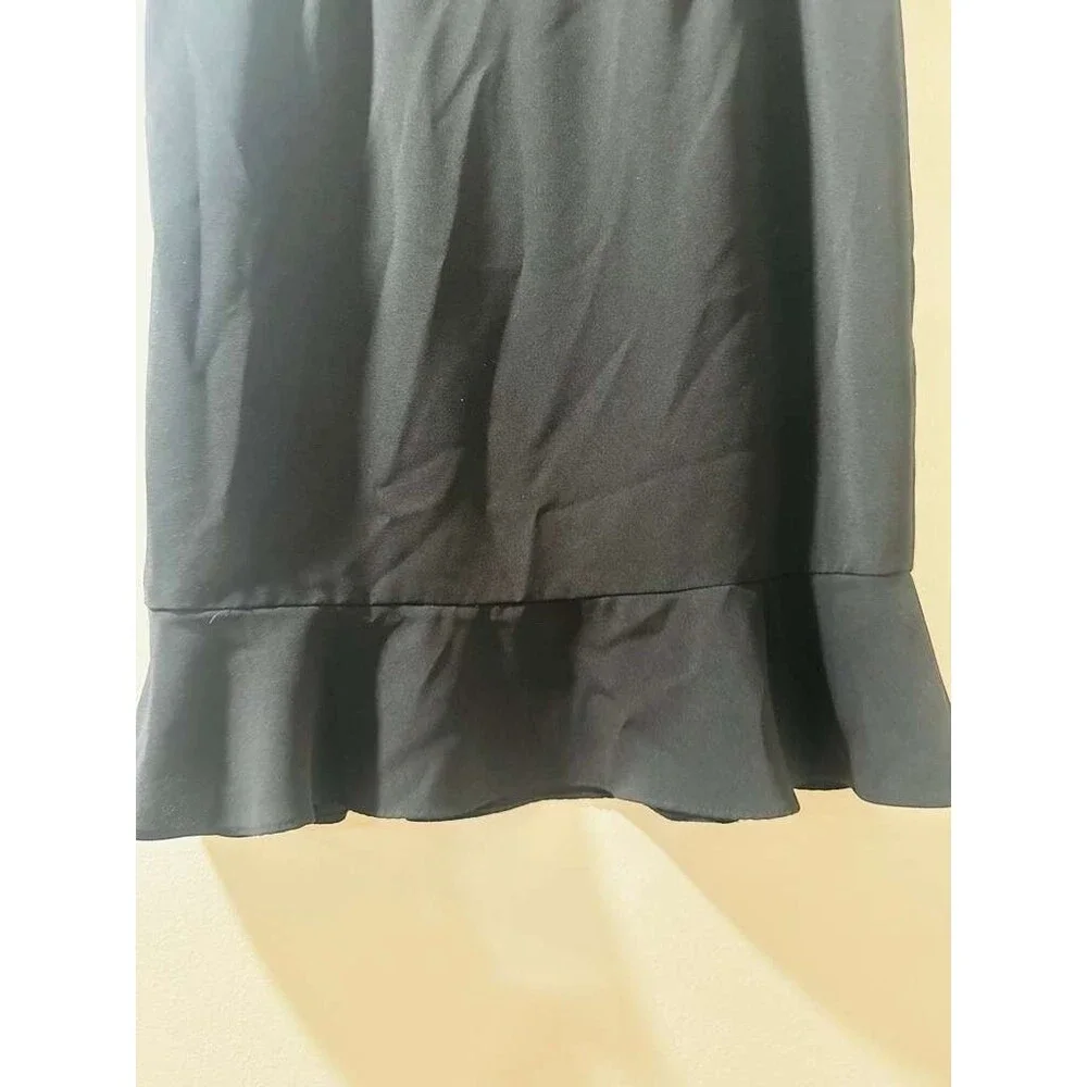Drama Black Skirt Womens Size 12 Business Casual Whimsigoth Classic Office